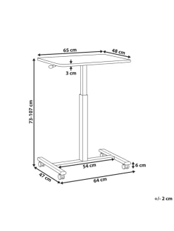 Verstellbarer Laptopständer ACADEMIA in Braun/Schwarz
