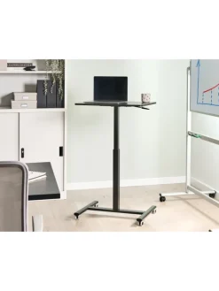 Verstellbarer Laptopständer ACADEMIA in Schwarz - (W) 65 x (H) 73 x (L) 48 cm