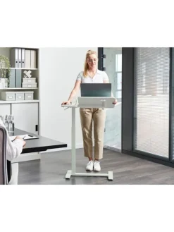 Verstellbarer Laptopständer SCHOLA in Grün - (W) 70 x (H) 76 x (L) 40 cm