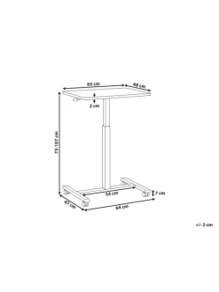 Verstellbarer Laptopständer ACADEMIA in Braun/Weiß