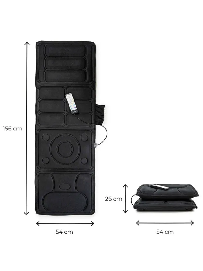 Vibrations-Massagematratze "Vhemat" in Schwarz