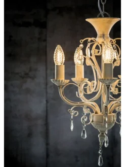 Vintage Edition Standard 230V LED Kerze gedrehtes Glas F