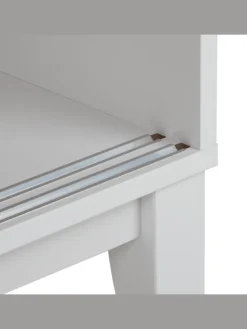 Vitrine RUMSON in Weiß - (W) 80 x (H) 183 x (L) 40 cm