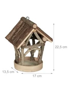 Vogelfutterhaus in Natur