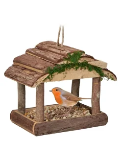 Vogelfutterhaus in Natur