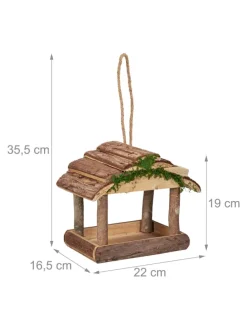 Vogelfutterhaus in Natur