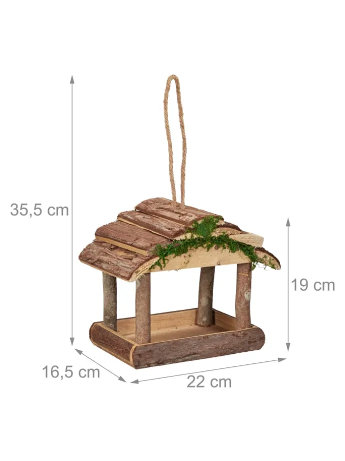 Vogelfutterhaus in Natur