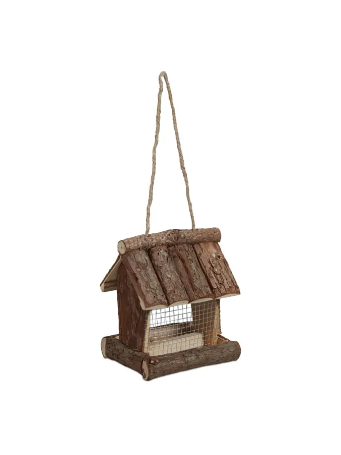 Vogelfutterhaus in Natur