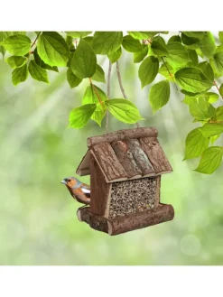 Vogelfutterhaus in Natur