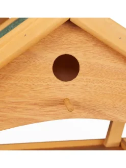 Vogelfutterhaus in Natur - (B)42,5 x (H)35 x (T)40,5 cm