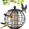 Vogelfutterhaus in Schwarz