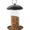 Vogelfutterspender in schwarz
