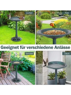 Vogelfutterstation in Grün