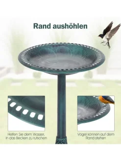 Vogelfutterstation in Grün