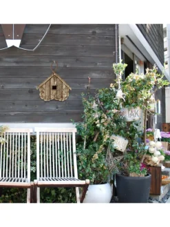 Vogelhaus in Natur - (B)20,5x (H)28,5 x (T)17,5 cm