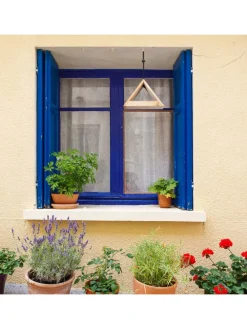 Vogelhaus in Natur - (B)23,5x (H)16 x (T)12 cm