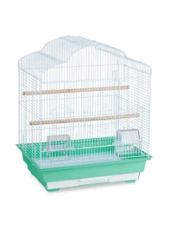 Vogelkäfig in Grün - (B)46,5 x (H)56,5 x (T)35,5 cm