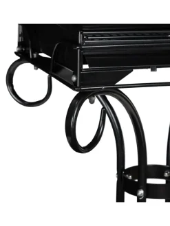 Vogelkäfig in Schwarz - (B)55 x (H)146,5 x (T)50 cm