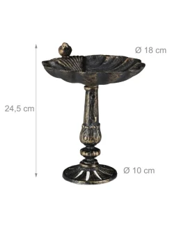 Vogeltränke Antik in Bronze