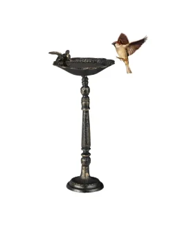 Vogeltränke in Bronze