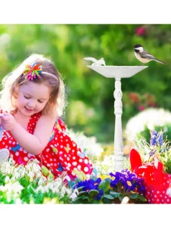 Vogeltränke in Bronze