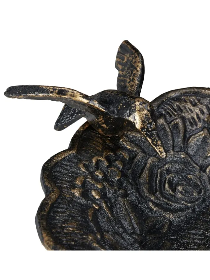 Vogeltränke in Bronze