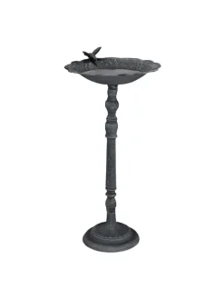 Vogeltränke in Dunkelgrün - (B)37,5 x (H)74,5 x (T)35 cm