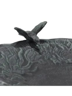 Vogeltränke in Dunkelgrün - (B)37,5 x (H)74,5 x (T)35 cm