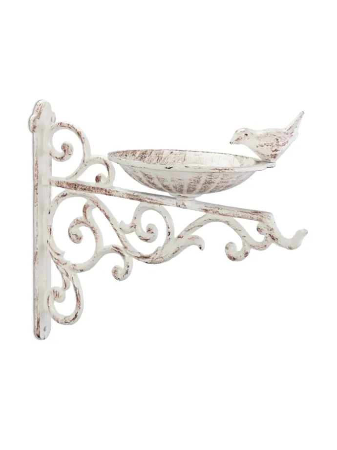 Vogeltränke in Weiß - (B)28x (H)24 x (T)14 cm