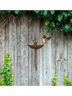 Vogeltränke Welcome in Braun