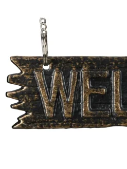 Vogeltränke Welcome in Bronze