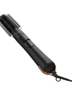 Volumen-/ Lockenstyler "NaturaShine" in Schwarz/ Roségold