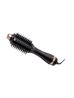 Volumen Pro Ultra: Warmluftbürste für voluminöses Styling in Schwarz