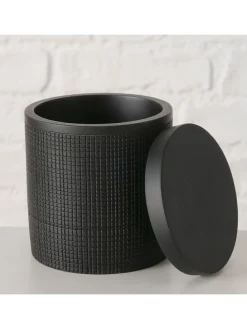 Vorratsdose ''Bathy'' in Schwarz - (H)10,7 x Ø 9,2 cm