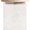 Vorratsglas "Häuser" - (H)9 x Ø 6 cm