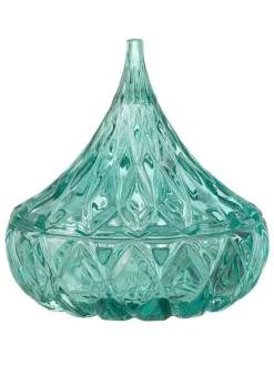 Vorratsglas in Türkis - (H)13 x Ø 12,5 cm