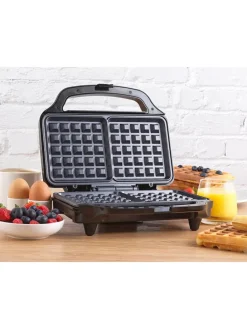 Waffeleisen in Schwarz