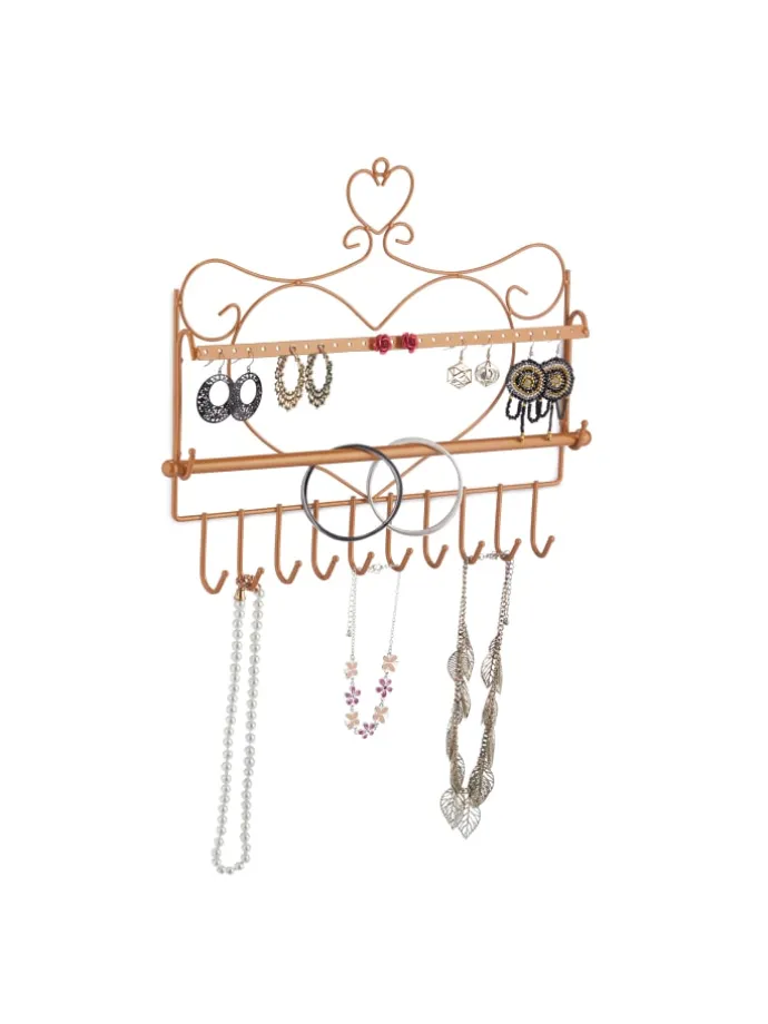 Wand Schmuckhalter in Bronze - (B)36,5x (H)30 x (T)3,5 cm