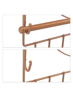 Wand Schmuckhalter in Bronze - (B)36,5x (H)30 x (T)3,5 cm