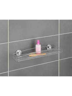 Wandablage "Milazzo" in Chrom - (B)52 x (H)9 x (T)15 cm