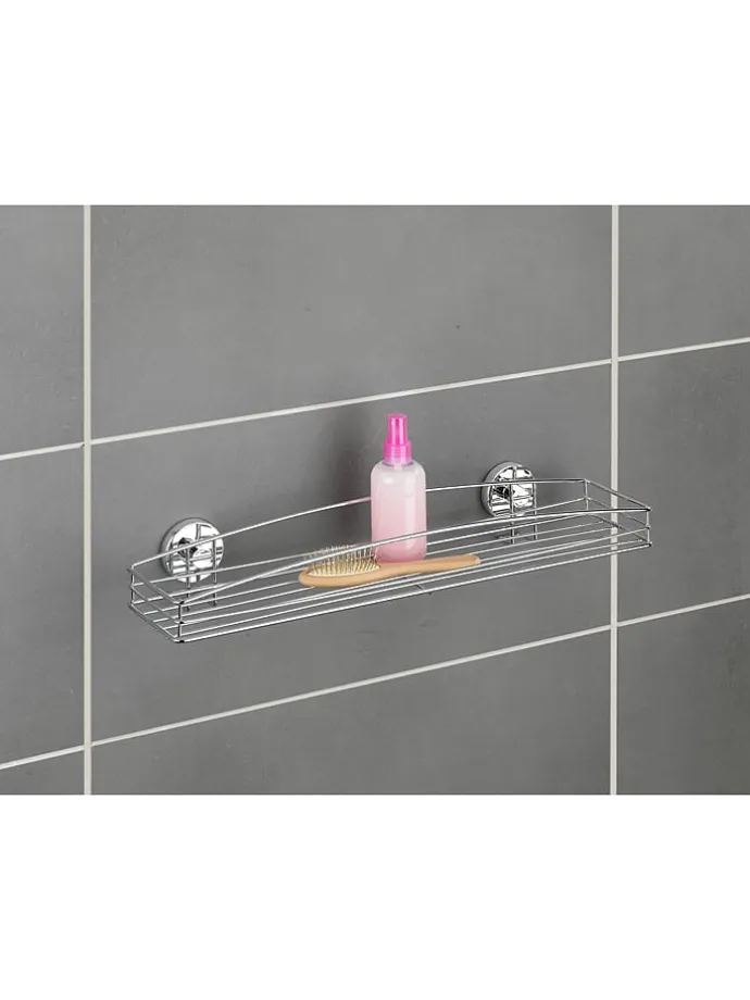 Wandablage "Milazzo" in Chrom - (B)52 x (H)9 x (T)15 cm