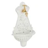 Wandbrunnen in Weiß - (B)24,5 x (H)42 x (T)11,5 cm