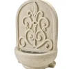 Wandbrunnen Standbrunnen Gartenbrunnen H: 54cm in beige