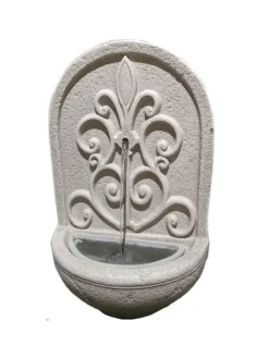 Wandbrunnen Standbrunnen Gartenbrunnen H: 54cm in beige