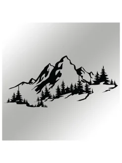 Wanddekor - (B)67 x (H)30 cm