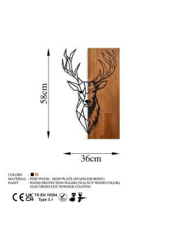 Wanddekor - (B)36 x (H)58 cm