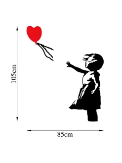 Wanddekor - (B)85 x (H)105 cm