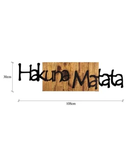 Wanddekor - (B)108 x (H)30 cm