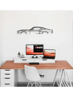 Wanddekor "Ford Mustang" - (B)70 x (H)15 cm