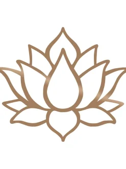 Wanddekor "Lotus Flower 1" - (B)43 x (H)50 cm